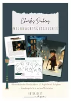 Vorschau - Arbeitsblätter - Die Weihnachtsgeschichte nach Charles Dickens - Weihnachtsgeschichte mit Aufgaben - Adventskalender - Deckblatt