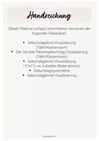 Vorschau - Poster - Geburtstagskind - Visualisierung, Aufsteller & Gutscheine - Seite 1