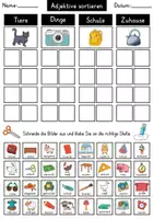 Vorschau - Arbeitsblätter - Adjektive Materialpaket Deutsch | Arbeitsblätter, Spiele & Grammatikmaterial - Seite 2