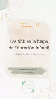 Vista previa - Para docentes: organización, planificación y formación - Oposiciones PT (todas las comunidades): Esquema tema 11 - Portada