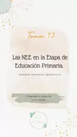 Vista previa - Para docentes: organización, planificación y formación - Oposiciones PT (todas las comunidades): Esquema tema 13 - Portada