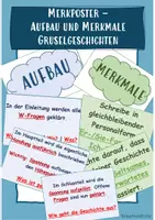 Vorschau - Poster - Aufbau und Merkmale - Gruselgeschichten - Deckblatt