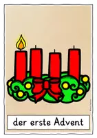 Vorschau - Poster - Advent & Adventsbräuche Grundschule TAFELMATERIAL - Seite 2