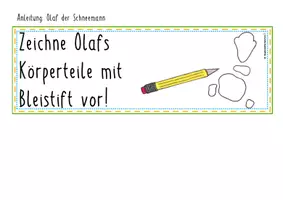Vorschau - Stundenentwürfe - Kunststunde: Olaf der Schneemann - Seite 2