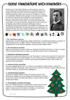 Vorschau - Arbeitsblätter - Bunter Tannenbaum nach Kandinsky - Kunstprojekt für Weihnachten - Seite 1