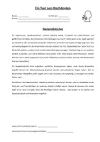 Vorschau - Merkblätter - Abschreibtext - ein Text zum Nachdenken - Nackenklatscher - Seite 3