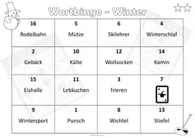 Vorschau - Spiele - Lernspiel "Wortbingo" Winter - Seite 3