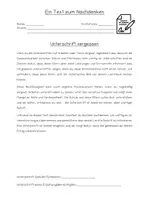 Vorschau - Merkblätter - Abschreibtext - ein Text zum Nachdenken - Unterschrift vergessen - Seite 3