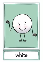 Vorschau - Bildkarten - Englisch - Flashcards Colours - Seite 1