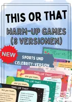 Vorschau - Spiele - Warm-up: This or That (5 Minute Teacher) (Growing Bundle) - Deckblatt