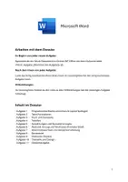 Vorschau - Unterrichtsreihen - Dossier Word (für Wahlfach Office) - Seite 1