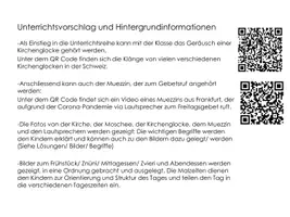 Vorschau - Stundenentwürfe - Vergleich Glockenläuten und Gebetsruf - Lektionsplanung inkl. Material - Seite 3