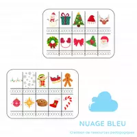 Aperçu - Feuilles d'exercices - Syllabes Noel - Page de couverture