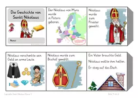 Vorschau - Arbeitsblätter - Materialpaket Sankt Nikolaus Klasse 1 2 Ethik - Seite 3