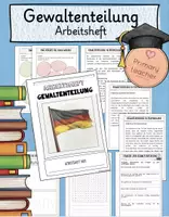 Vorschau - Unterrichtsreihen - Gewaltenteilung - Arbeitsheft/ Verfassungsviertelstunde - Deckblatt