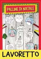 anteprima - Materiale per pittura e bricolage - Palle di Natale - Disegni da colorare / Lavoretti - Pagina di copertina