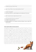 Vorschau - Arbeitsblätter - Vertretungsstunde: Fuchs, Rätsel und Leseverstehen - Seite 1