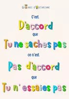 Aperçu - Affichage - Affiche salle de classe - C'est OK de ne pas savoir... - Page de couverture