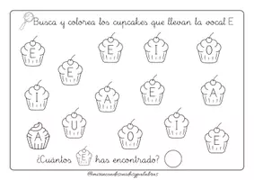 Vista previa - Refuerzo / NEE / Materiales de apoyo - _CUADERNILLO LAS VOCALES B&N - página 2