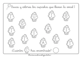 Vista previa - Refuerzo / NEE / Materiales de apoyo - _CUADERNILLO LAS VOCALES B&N - página 3