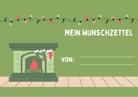 Vorschau - Arbeitsblätter - Wunschzettel (kreativer Schreibanlass) - Deckblatt
