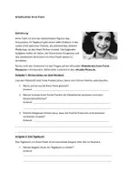 Vorschau - Arbeitsblätter - Arbeitszettel_AnneFrank_Website - Deckblatt