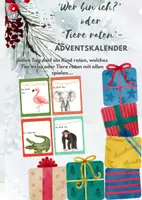 Vorschau - Spiele - 'Tiere raten' oder 'Wer bin ich?'- Adventskalender - Deckblatt