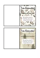 Vorschau - Mal- und Bastelvorlagen - Feriengruß Weihnachten (für Schüler oder Kollegen) - Seite 2