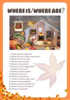 Vorschau - Arbeitsblätter - Thanksgiving Worksheet ESL A1-A2 - Seite 3