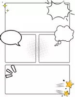Vorschau - Arbeitsblätter - Create a comic strip / Erstelle einen Comicstrip - Seite 1