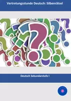 Vorschau - Arbeitsblätter - Vertretungsstunde Deutsch: Silbenrätsel - Deckblatt