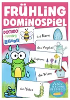 Vorschau - Spiele - Frühling Domino Deutsch / DAZ - Deckblatt