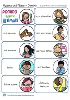 Aperçu - Jeux - Domino Deutsch Hygiene, Pflege, Schönheit Allemand - Page 1