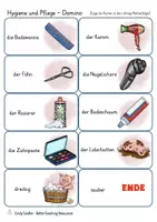 Aperçu - Jeux - Domino Deutsch Hygiene, Pflege, Schönheit Allemand - Page 3