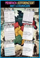 Vorschau - Unterrichtsreihen - BRD & DDR – Deutsche Teilung & Wiedervereinigung: Infomaterial und Arbeitsblätter für den Geschichtsunterricht - Seite 1