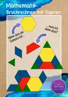 Vorschau - Arbeitsblätter - Mathematik: Bruchrechnung mit Formen: Legen und verstehen - Deckblatt