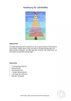 Vorschau - Mal- und Bastelvorlagen - Kunst Weihnachten, Weihnachtsbaum vor Schneegestöber - Seite 3