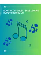 Vorschau - Klassenarbeiten - Klausur Beatles "She's leaving home" (Growing up) - Deckblatt