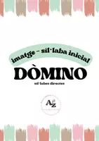 Vista previa - Juegos / Gamificación - DOMINO IMATGE - SÍL·LABA DIRECTA - Portada