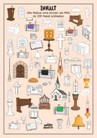 Vorschau - selbst erstellte Cliparts/Grafiken - Cliparts Kirche - Kirchenraum und Ausstattung - Seite 1