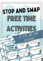 Vorschau - Spiele - Stop and Swap: free time activities (speaking) - Deckblatt