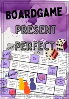 Vorschau - Spiele - Boardgame: Present Perfect (speaking) - Deckblatt