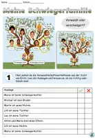 Vorschau - Arbeitsblätter - Meine Schwiegerfamilie - Meine Familie Wortschatz und Erklärungen DaZ / Deutsch - Seite 2