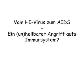 Vorschau - Stundenentwürfe - HIV / AIDS - Unterrichtsmaterial Oberstufe - Seite 3