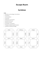 Vorschau - Stundenentwürfe - Escaperoom "Symbiose" - Deckblatt