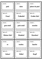 Vorschau - Spiele - "Ich habe - Wer hat?" (Französisch-Vokabelspiel): Parties du corps - Seite 3