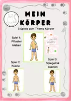 Vorschau - Arbeitsblätter - Materialpaket: Pflaster kleben - Spielesammlung - Seite 1