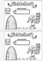 Vorschau - Unterrichtsreihen - Wichtel Miniheft Weihnachten Lernheft Arbeitsblätter Vorschule, Klasse 1, Förderschule - Seite 1