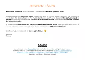 Aperçu - Jeux - Les 62 blocs consonnes et voyelles à imprimer - Page 2