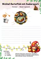 Vorschau - Unterrichtsreihen - Wichtelrezept: Kartoffeln mit Quark | Vegetarisches Weihnachtsrezept | Hauswirtschaft Klasse 5–9 - Seite 1